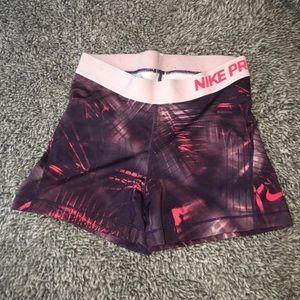 Woman’s 3” Nike Pro Spandex